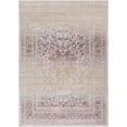 thumbnail image 2 of Well Woven Celine Lavender Persian Vintage Medallion Area Rug 3x5 (3'11" x 5'7") Purple Modern Distressed Oriental Plush Super Soft Carpet, 2 of 5
