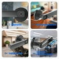 thumbnail image 4 of Door Lock, Electronic Fingerprint Lock USB Rechargeable Biometric Fingerprint Smart Lock Handle With Key For Bedroom Hotel Apartment Office ,Easy to Install, 4 of 7