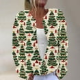 thumbnail image 1 of LOVZFMLL Cardigan pour Femme Cardigan à Manches Longues Ajouré Couleur Unie Veste Décontractée, 1 of 6