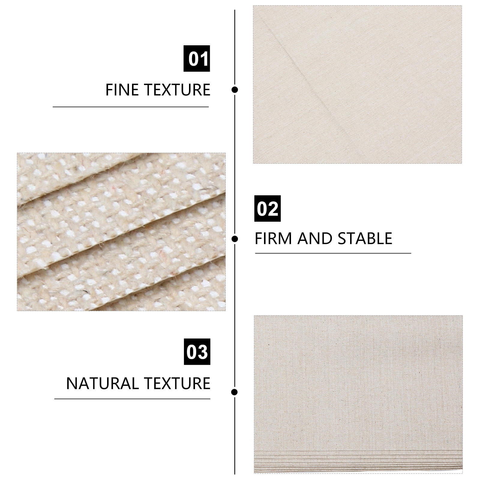 BESTYASH Waterproof Beige Artist Canvas Cotton Cloth Ideal for Oil Painting and Home Decor