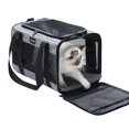 thumbnail image 1 of Transportín para mascotas Vceoa para perros y gatos de hasta 10 kg, 48 x 30 x 30 cm, 1 of 7