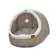 thumbnail image 2 of Cama para gatos de interior, cueva para mascotas, casa para animales, semicerrada, cómoda y acogedora, cueva para gatos de interior, sofá cama tipo , L, 2 of 9