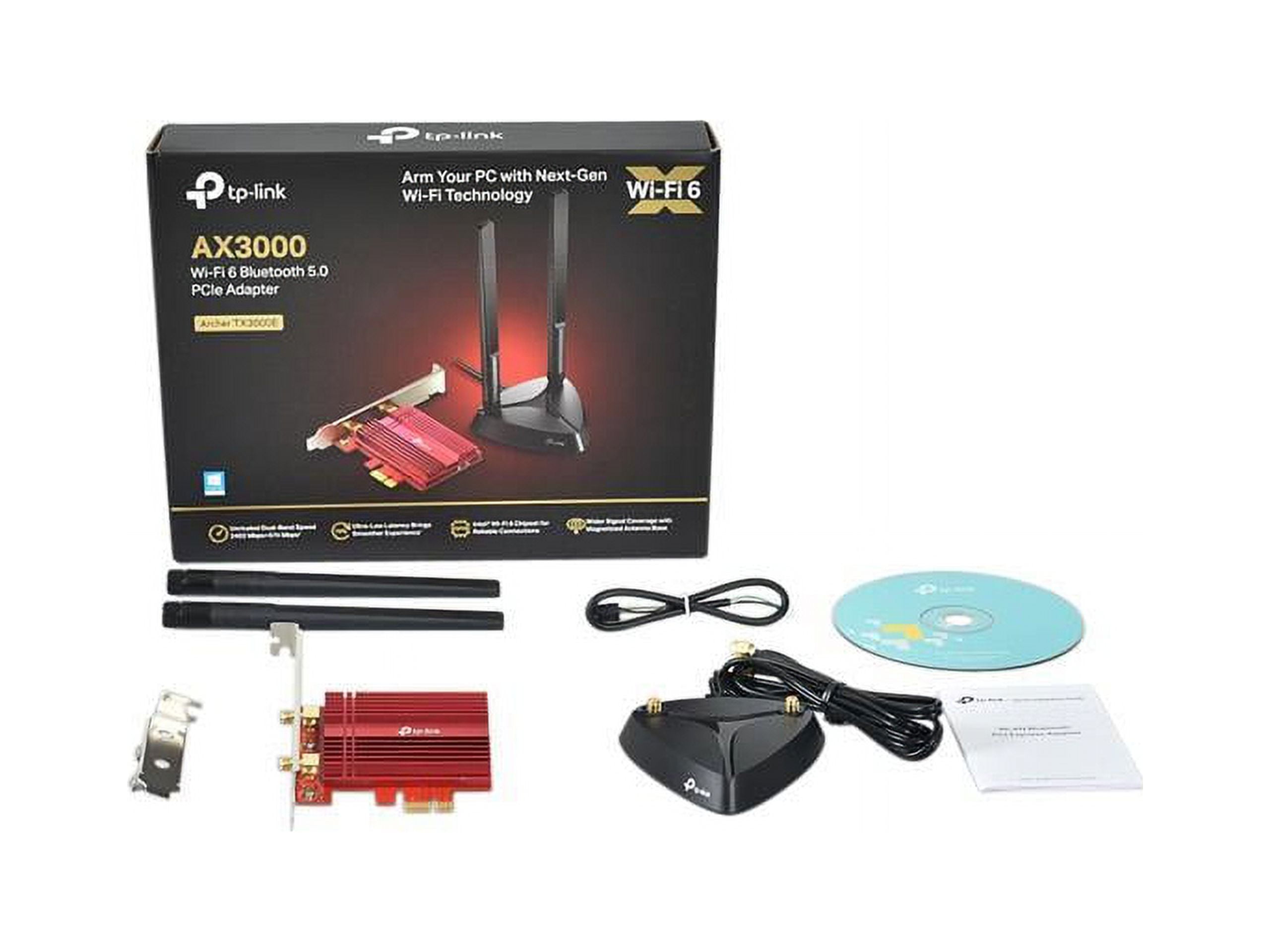 TP-Link WiFi 6 AX3000 PCIe Card, Archer TX3000E, Bluetooth