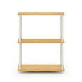 thumbnail image 4 of Furinno Durable 23.6 W x 11.6 D x 29.5 H 3-Shelf Freestanding Shelving Unit, Beech and White, 4 of 5
