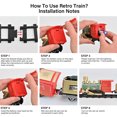 thumbnail image 2 of Vintage Train Track Games Children's Toys DIY Electric Train, 2 of 6