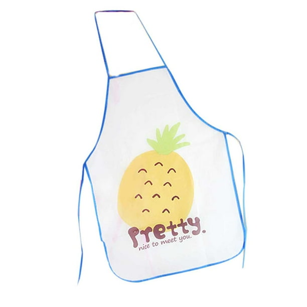 Matsuzay Delantal de cocina para adultos con estampado ajustable de Color aleatorio, restaurante, cocina, aceite antiincrustante, impermeable, PVC, 1 ud. Suministros de limpieza para el hogar Matsuzay JJ22018-00