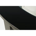 thumbnail image 2 of Jofran Urban Icon Contemporary 42" Round Counter Height Glass Inlay Dining Table, 2 of 3