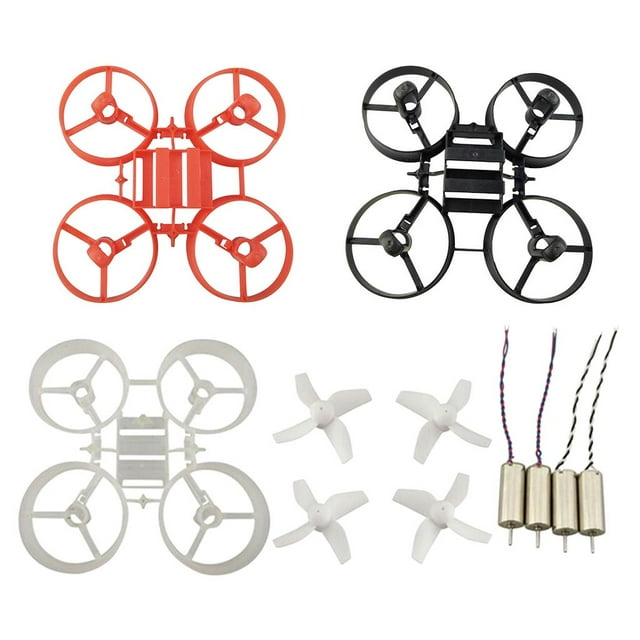 11PCS Mini RC Cuadricóptero Hélices con 0615 Motor Set para E010 H36