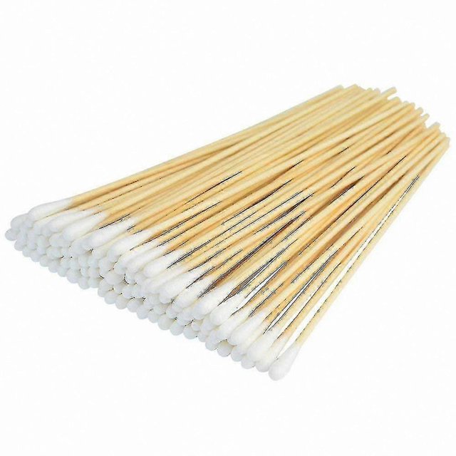 Sterile Cotton Swabs with Wooden Handle for Cleaning and Makeup Removal (500 Pack)