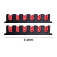 thumbnail image 2 of 1 6 estantes de pared para cañas de montaje Horizontal, instalación simple para puerta de cochera almohadilla de agarre de espuma EVA , ROJO Macarena Soporte para caña de pescar, 2 of 8