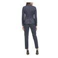 thumbnail image 2 of Tommy Hilfiger Womens Pinstripe Logo Blazer Navy 2, 2 of 2