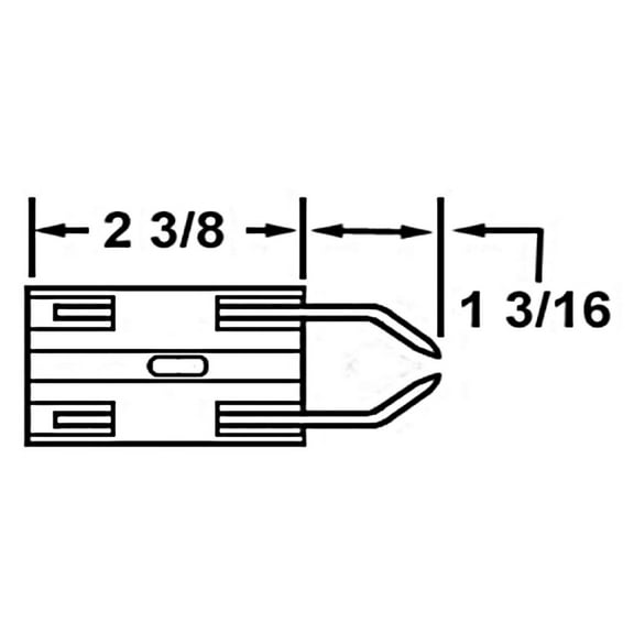 Crown 28091-01 Electrode Block For Weil Mclain QB180 & QB300 Oil Burners