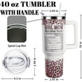 thumbnail image 3 of 40 oz Mama Tumbler with Handle & Straw - Insulated Coffee Cup for Mom | Girl Mom Gift for Mother''s Day, Birthday, Christmas | From Husband or Daughter, 3 of 6