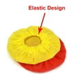 thumbnail image 4 of Yeacher 100Pcs Eco-friendly Microphone Covers Windscreen Dustproof Protection Mike Cover (White, red dot), 4 of 7