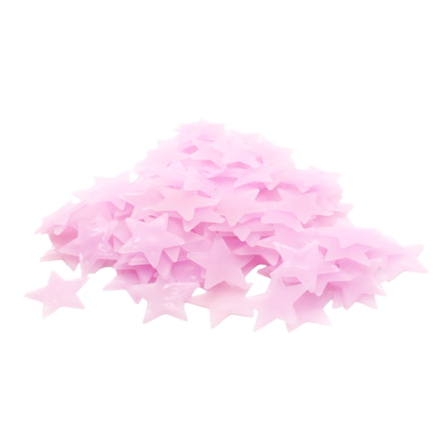 50PC Fluorescent Snowflake Stickers for Kids - Dark Glow Wall Décor for Bedroom Home 50PCS