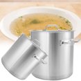 thumbnail image 1 of 36/50/71/98L Stainless Steel Stock Pot and Kitchen Soup Pot Safe Metal Cookware with Lid, 1 of 6