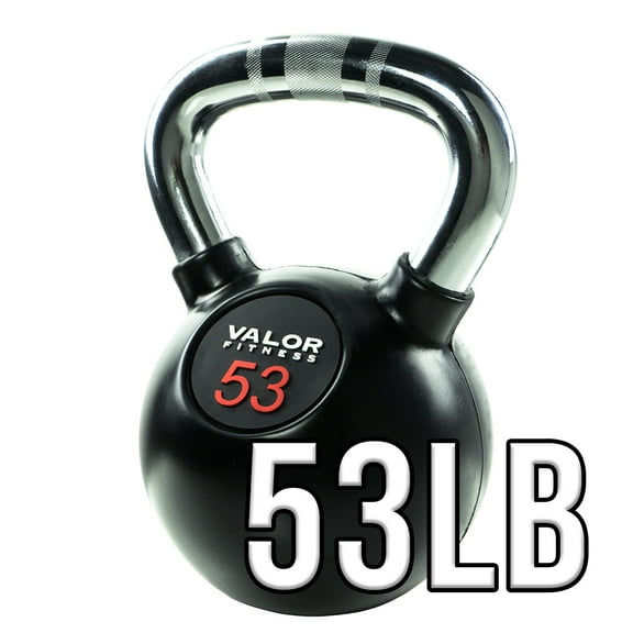 Valor Fitness CKB Chrome Kettlebell, 8-70 lbs