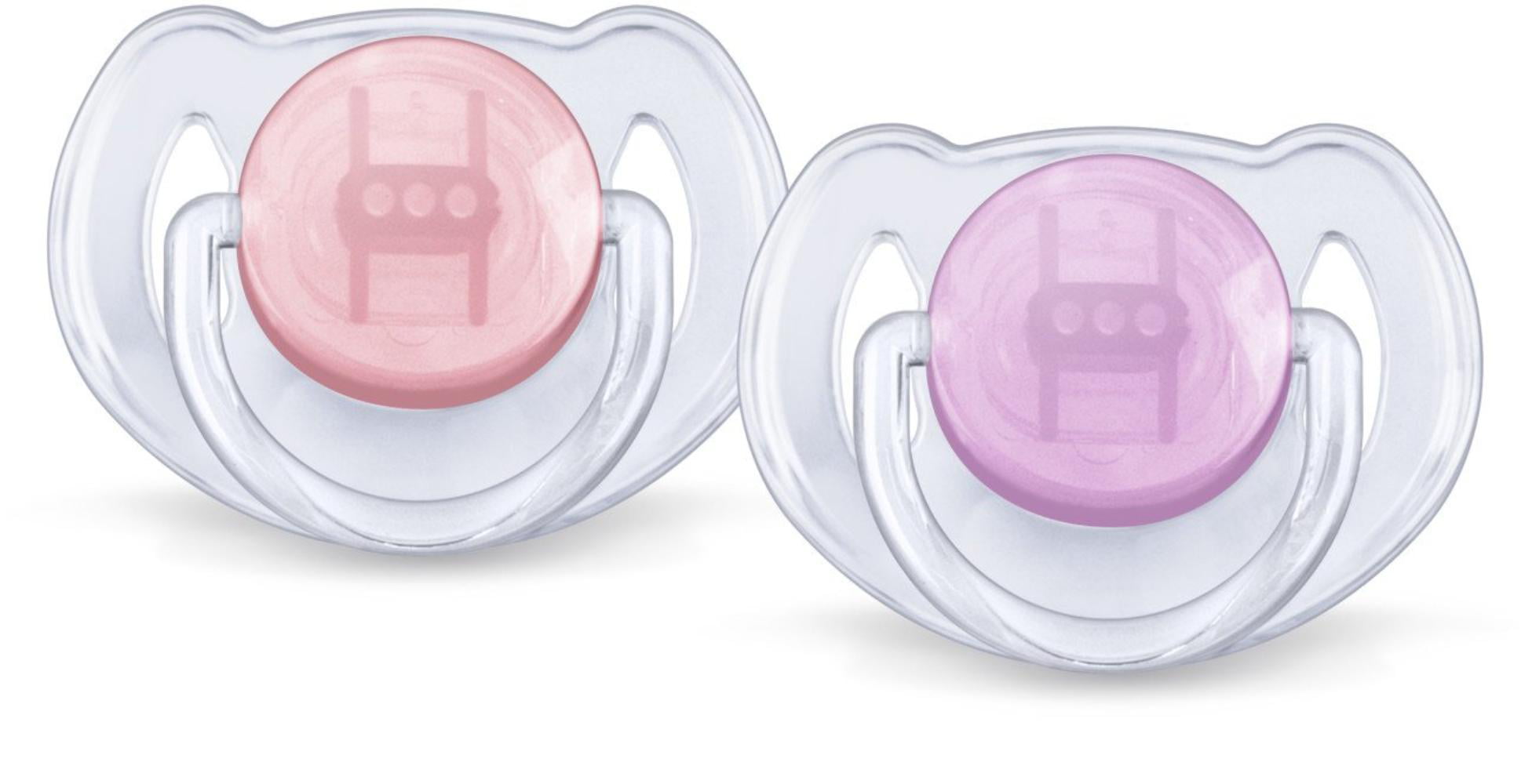 Colors May Vary Translucent Colors SCF170/22 6-18 Months Philips Avent Orthodontic Pacifier