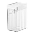 thumbnail image 3 of Outoloxit Airtight Food Storage Container with Push-Button Seal - Transparent Plastic Canister for Dry Food, Grains, and Snacks - Stackable Design, 3 of 8