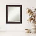 thumbnail image 3 of Amanti Art Beveled Wood Wall Mirror - Signore Bronze Frame Outer Size: 20 x 24 in, 3 of 5