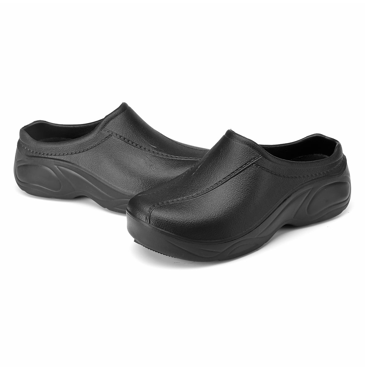 black non slip polishable shoes