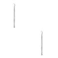 thumbnail image 4 of Seitruly Home Salon Spa Acero inoxidable Nail Lifter Mujeres Hombres Portable Reutilizable Ingrown Toenail Lifters Herramienta de limpieza Tipo Tipo 1 2piezas, 4 of 4