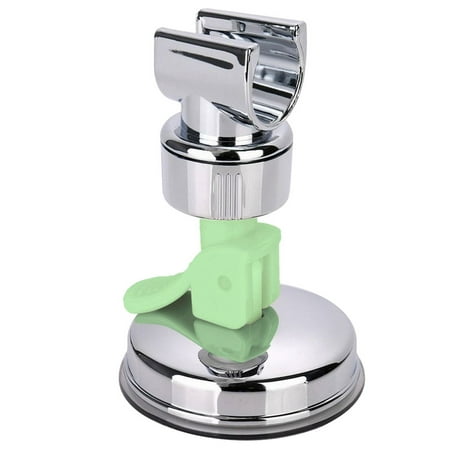 

Shower Head Handset Holder Chrome Bathroom Wall Mount Adjustable Suction Bracket
