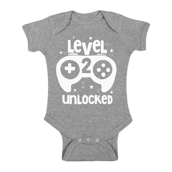 Awkward Styles 2nd Birthday Bodysuit Cute Gamer Baby Romper