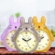 thumbnail image 2 of SAYTAY Alarm Clocks For Bedrooms, Cartoon Alarm Clock Totoro Alarm Clock Night Light, Student Children's Home Decoration Desktop Clock(Grey), 2 of 4