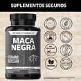 thumbnail image 3 of Suplemento Alimenticio Maca Peruana Negra Orgánica 100% Pura Beyond Vitamins 60 cápsulas, 3 of 6