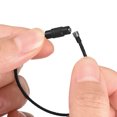 thumbnail image 4 of Unique Bargains 12Pack Cable Key Rings, 6-inch(155mm) Wire Keychain Twist Loops, Black, 4 of 7