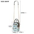 thumbnail image 2 of FORMRS Crossbody Bag for Women Quilted Travel Shoulder Cell Phone Purse with Chain Strap Handbag, Ice Hockey, 2 of 7