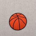 thumbnail image 2 of Basketball - Large 2.25" - Sports - Iron on Applique/Embroidered Patch, 2 of 2