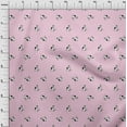 thumbnail image 3 of oneOone Viscose Chiffon Blush Pink Fabric Cat Dress Material Fabric Print Fabric By The Yard 42 Inch Wide, 3 of 4