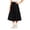 1-Black, variant on Girls Pleated Skirt, Girls Solid Color Pleated A Line Summer Dress, Casual Kids Outfit, Back To School Daily Dress For Girls Ages 3–13