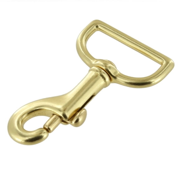 3010 Natural Brass, Swivel Bolt Snap, Solid Brass, 1-1/4"