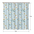 thumbnail image 5 of Waterproof Cute Boho Daisy Shower Curtain 72x72 Inch Boho Style Polyester Unique Shower Curtain for Bathroom Hotel Home Decor with 12 Plastic Hooks, 5 of 5