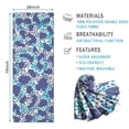 thumbnail image 2 of White and Blue Of Animal Print Hot Yoga Mat Towel Non Slip for Hot Yoga - Quick-Drying Yoga Mat Cover with 4 Corner Pockets with Travel Bag - Hot Yoga Towel Non Slip 70"x26", 2 of 6
