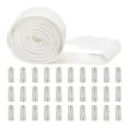 thumbnail image 5 of TISHITA 10 Meter Curtain Heading Pleat Tape Accessory 71mm Width with 30 Metal Hooks, 5 of 8