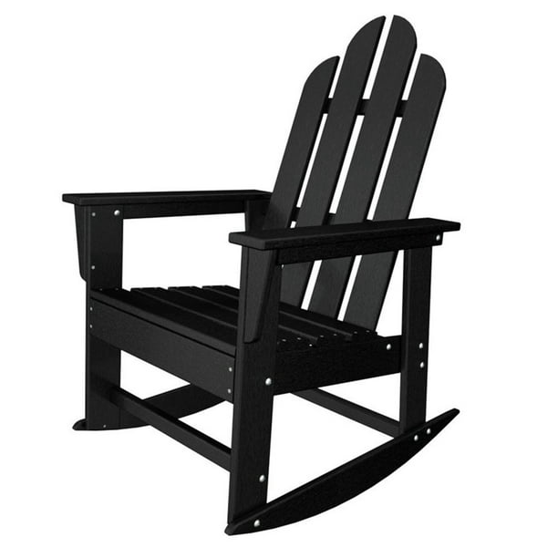 Polywood Reg Long Island Recycled Plastic Adirondack Rocking Chair Com - Patio Rocking Chair Polywood