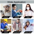 thumbnail image 5 of BAMAIA Protective Glasses Eye Protection Glasses Adjustable Clear Safety Glasses for Work Protective Eyewear Black, 5 of 5
