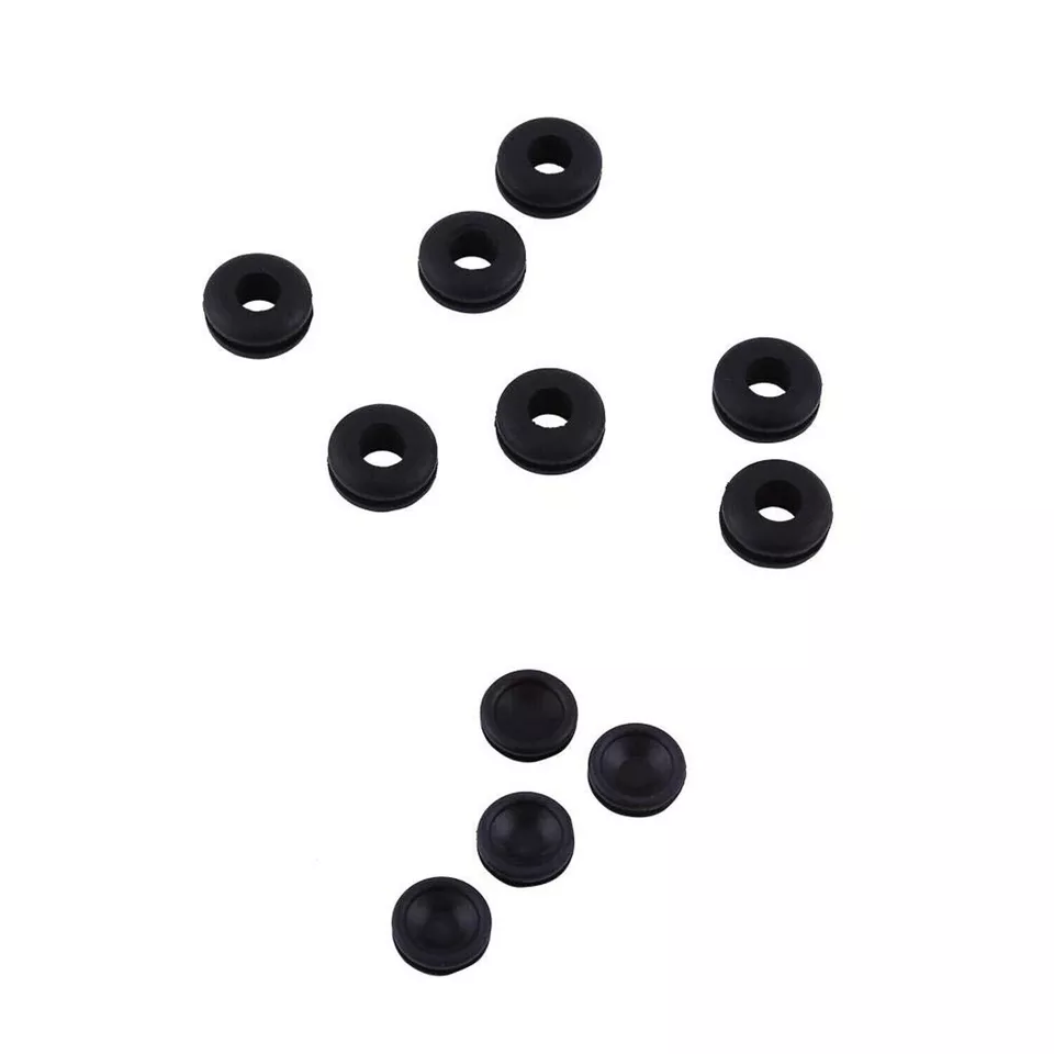 CIRCLE- 180Pcs Rubber Grommet Assortment Kit Set Firewall Hole Electrical Wiring Gasket