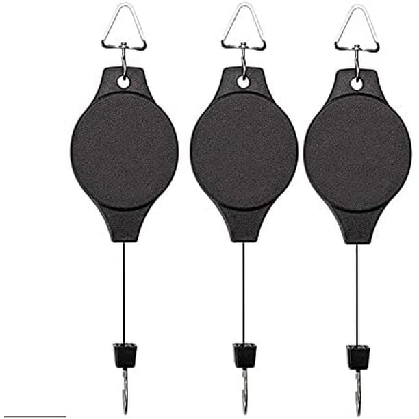 Hanging Basket Pulley, Hanging Basket Extender Heavy Duty Retractable