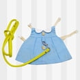 thumbnail image 1 of Bunny Clothes Pet Rabbit Costume Guinea Pig Lop-eared Rabbit Outdoor Cloth, Blue S, 1 of 5