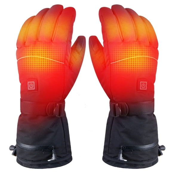 Thin Heated Gloves Liners& Hand Warmer for Men Women Rechargeable, Pouch with 7.4V Fast Heating Battery, 3 Heat Modes, Waterproof & Touchscreen for Outdoor Fishing Working Hunting Hiking Skiing