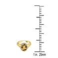 thumbnail image 5 of AoneJewelry 1.95 Carat Diamond and Oval Shape Citrine Ring In 10K Solid Rose, White & Yellow Gold, 5 of 5