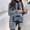 Grey, variant on LSLJS Women Long Sleeve Lapel Plush Coat Fashion Solid Color Warm Coat