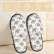 thumbnail image 2 of Fotbe Indian Elephant Pantuflas Peludas para Mujer con Estampado, Zapatillas de Peluche, Zapatos de Invierno para Casa, Uso Interior y Exterior-Medium, 2 of 8