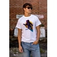 thumbnail image 4 of Vaporwave NASA Astronaut Space Jump Men's Graphic T Shirt Tees Brisco Brands X, 4 of 4