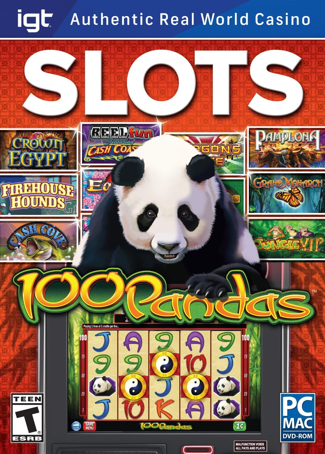 100 pandas slots